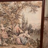 Vintage Framed Wall Tapestry