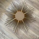 Mirror Chaty Vallauris vintage witch's eye 91cm