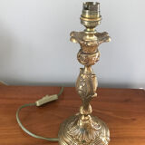 Gilded bronze lamp foot