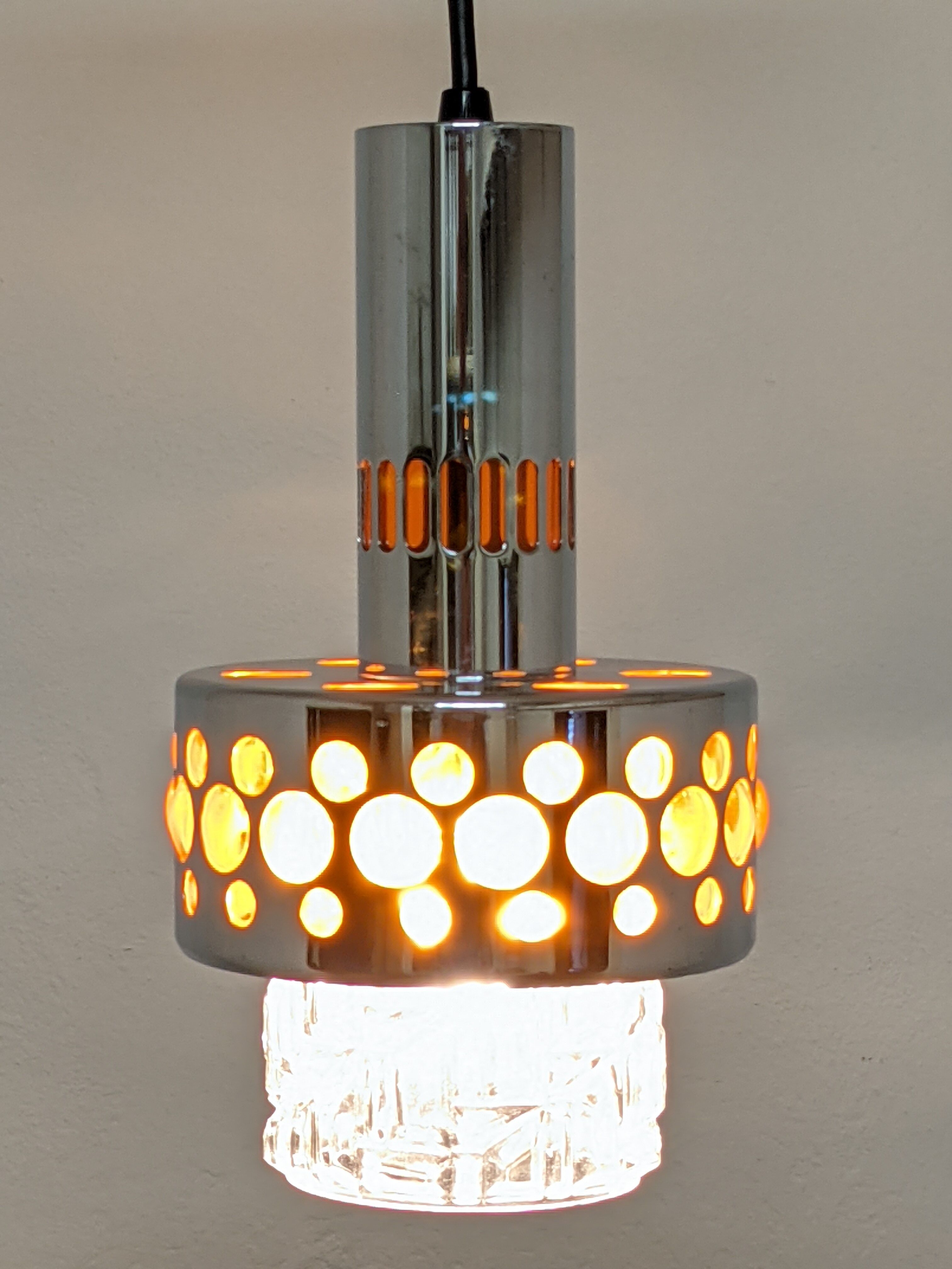 Space Age suspension of the 70s by Raak