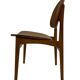 Vintage dining room chair Scandinavian 1960s plywood and teak design