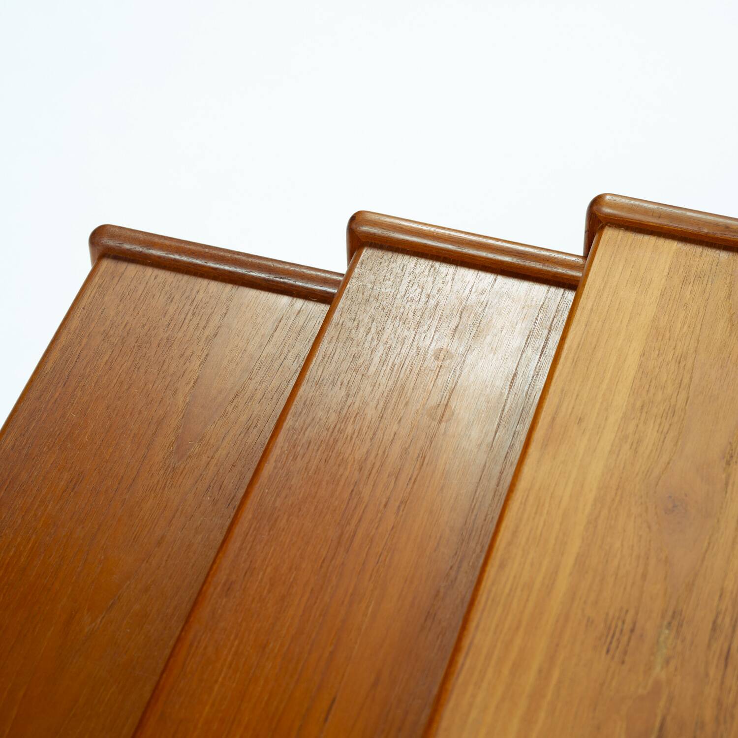 Danish teak mid century modern nesting tables Salin, Nyborg, Denmark 1960s