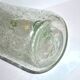 Grand pichet à orangeade punch vintage en verre bullé de biot vert clair 33.5cm