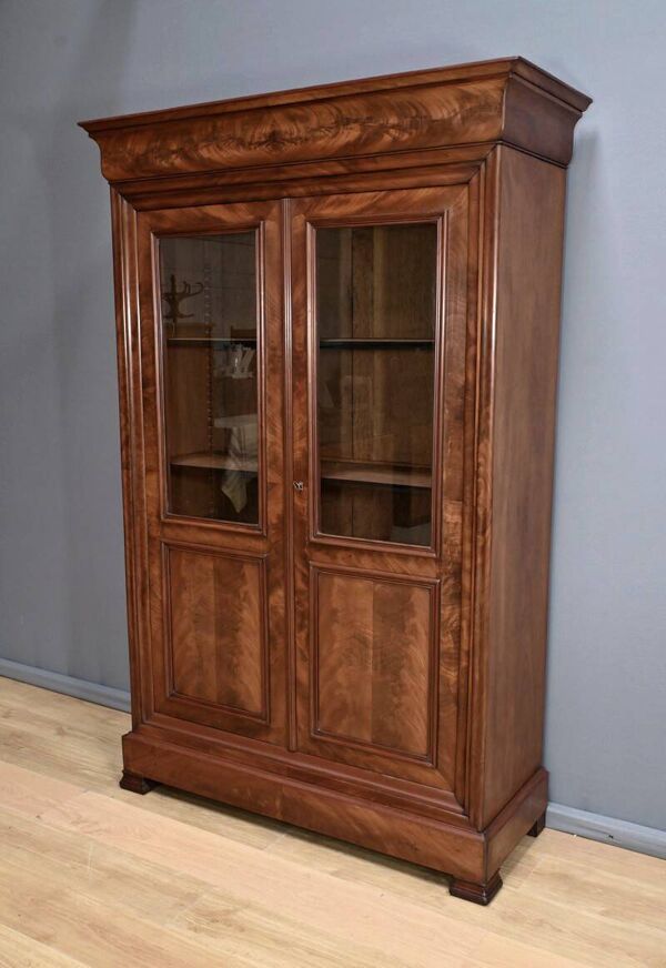 Bibliothèque Vitrée en Acajou, époque Restauration – 1ère partie XIXe