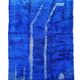 Blue Moroccan rug in wool 250/150cm
