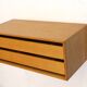 Rare floating nightstand  in oak wood with  drawers - Denmark 70