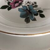 Lot of 2 serving dishes old Lunéville Badonviller model Floréal