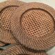 9 sous assiettes bambou
