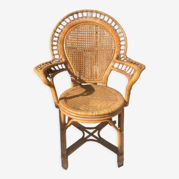 Vintage rattan chair chair