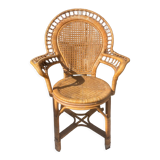 Vintage rattan chair chair