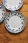 3 assiettes plates en terre de fer modèle "Jane" Saint Amand
