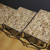Ceramic nesting tables, 1950s