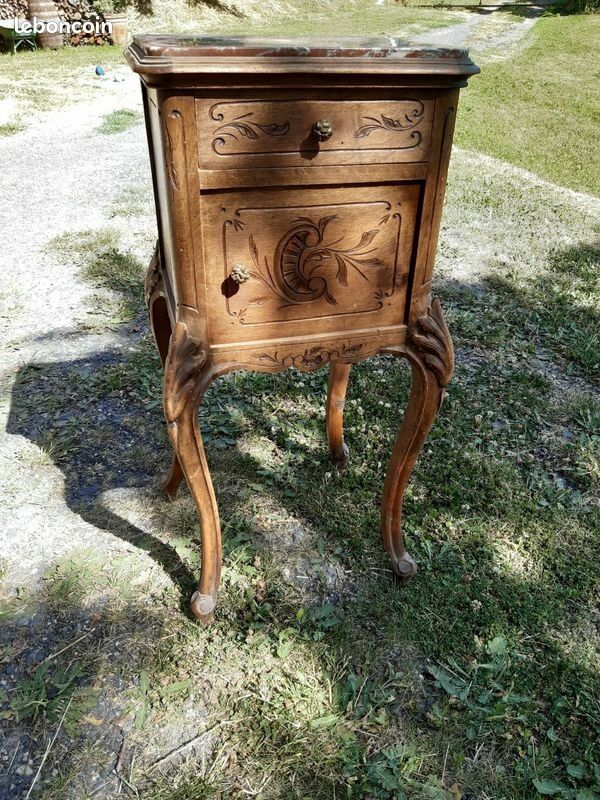 Antique bedside table
