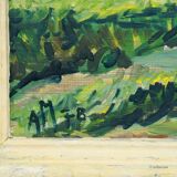 Oil painting by Alexander Michael – Summer Landscape, 1978