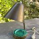 Small vintage brass lamp