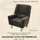 1960s, Danish design by Kurt Østervig, armchair model 61, wool, teak.