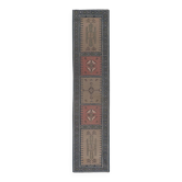 Vintage Turkish hallway rug 95x405 cm