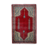 Old turkish konya handmade carpet 69cm x 108cm 1920s, 1c500