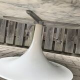 Round carrera marble coffee table by Heinz Lilienthal 1970s