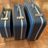 Complete set of "stewardess" nesting suitcases