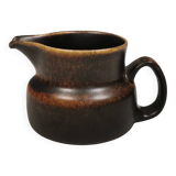 Pot à crème en glaçure fourrure de lièvre, danois et des années 1970-80.