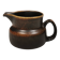 Very nice cream jug in hare fur glaze, Danish and from the 1970-80s.