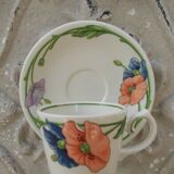 Cup and under cup coffee Villeroy & Boch model Amapola