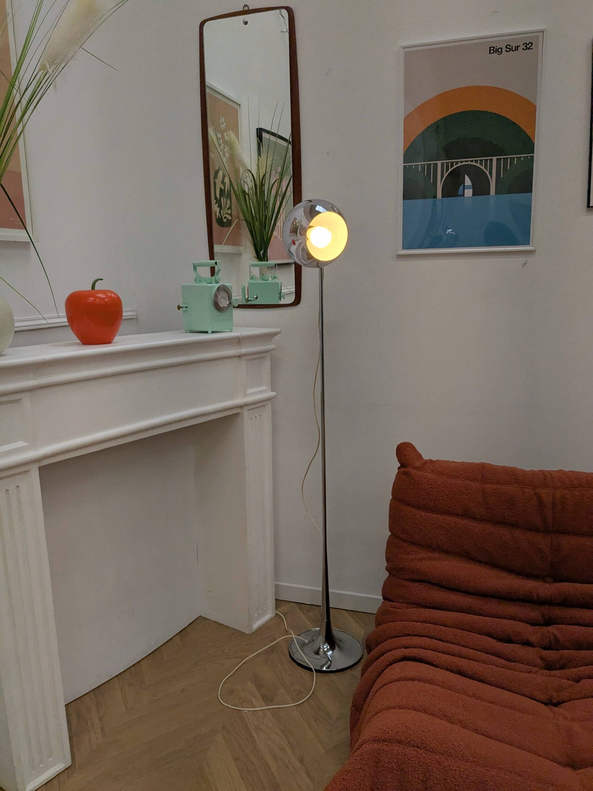 Lampadaire vintage italien par Goffredo Reggiani