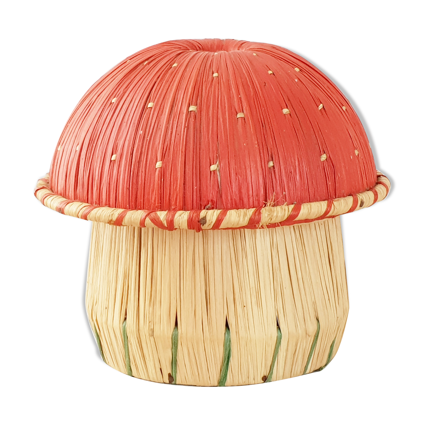 Vintage mushroom box 1950