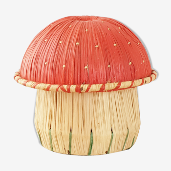 Boîte champignon vintage 1950