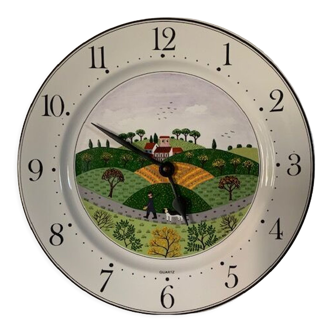 Wall clock Villeroy Boch naïve design