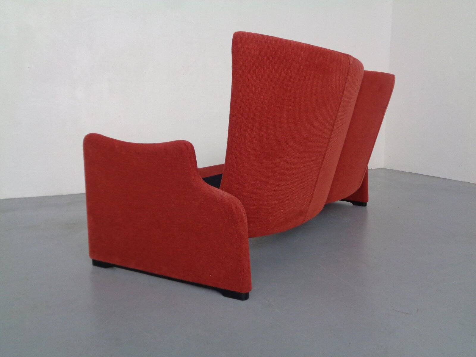 Vintage Two-Seater Palmaria Sofa by Vico Magistretti for Cassina, 1980s