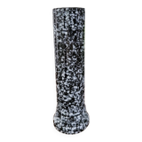 Black and white terrazzo porcelain vase