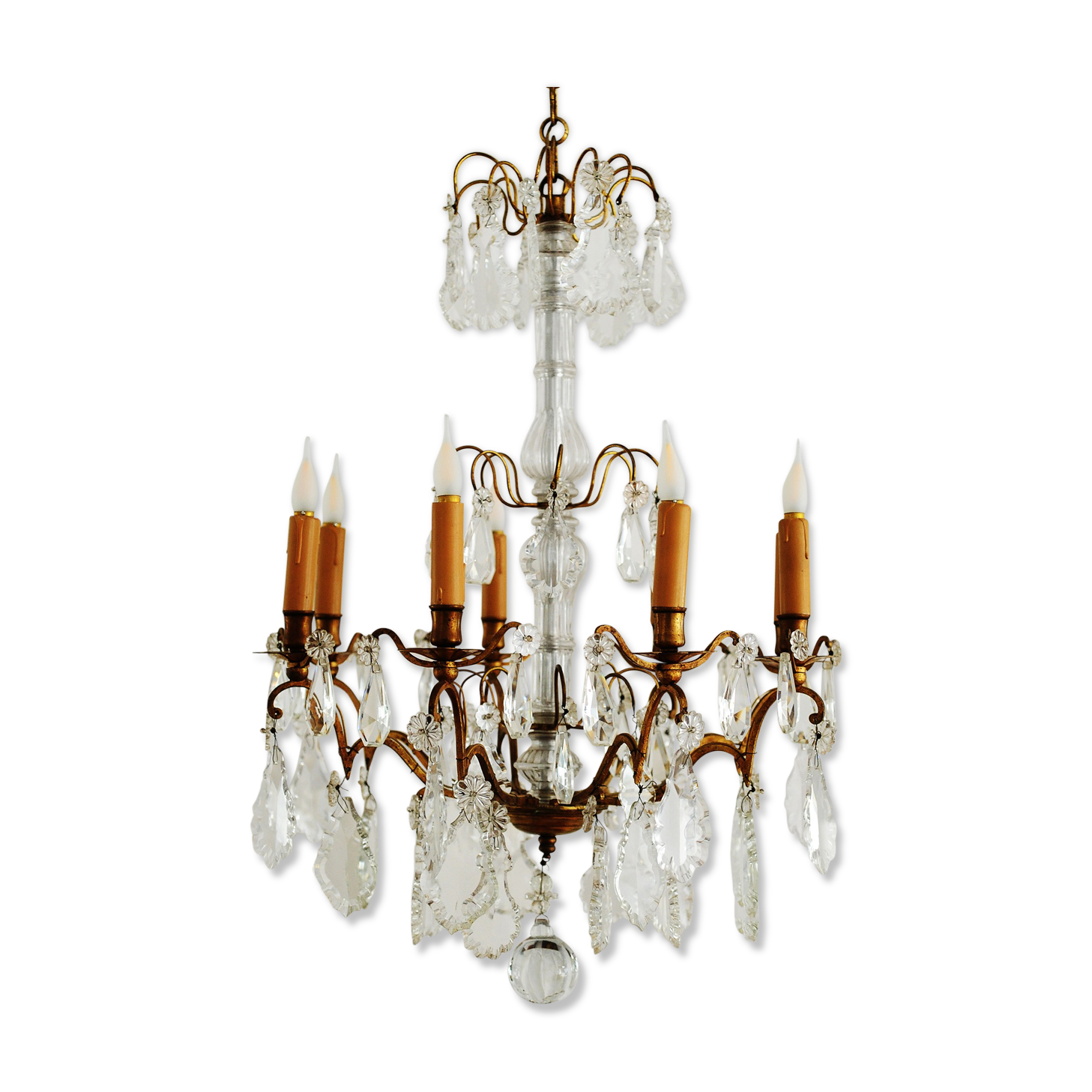 19th branch stamp chandelier
