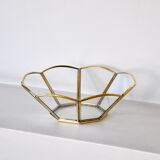 Glass and brass cut