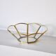 Glass and brass cut