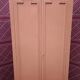 Vintage two-door cabinet with shelves