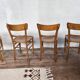 Série de 6 chaises bistrot troquet Parisien