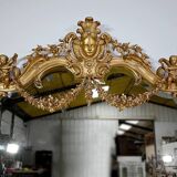 Importante glace dans le goût Louis XIV – Louis XV, époque napoléon III – Milieu XIXe