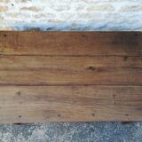 Oak farmhouse table two drawers