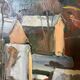 HSP Emile RENAUD painting circa 1950 Velars (sur Ouche - Burgundy) + frame
