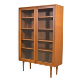 Display cabinet by WK Möbel showcase 1970s Vintage Teak