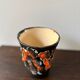 Vintage 1960s-70s ocean rock-style fat lava vase