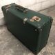 Vintage green case in vulcanized fiber