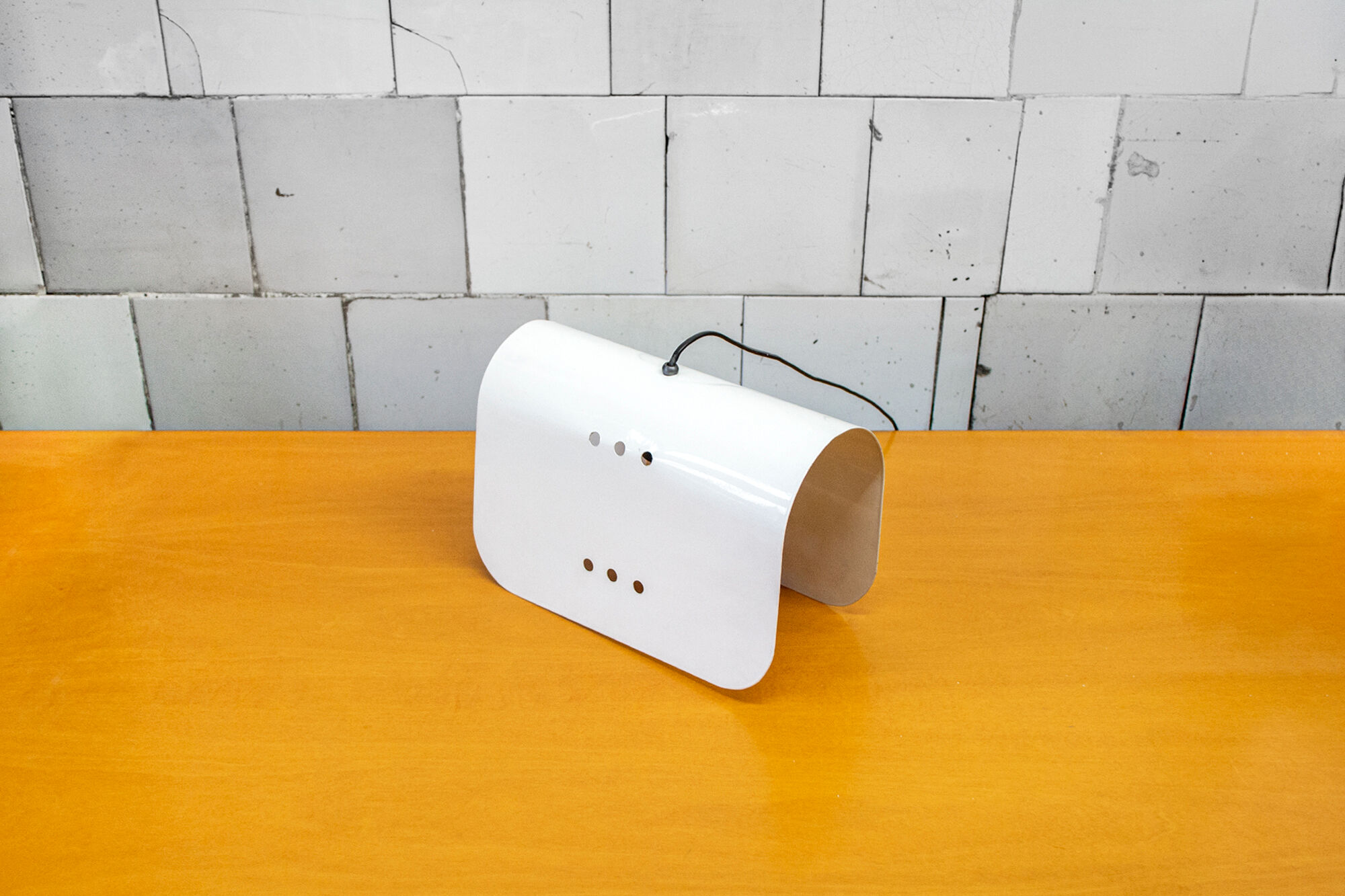 Table and ceiling lamp in lacquered metal Italia Anni '70