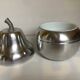 Large metal pear ice bucket