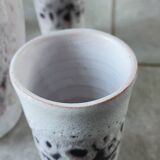 Pierlot 60s enamelled stoneware orangeade service