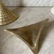 Pair of vintage solid brass bookends