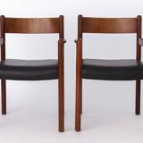 2 of 12 Vintage Armchairs, 1960s, Danish Teak