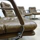 Chaise de bureau en cuir